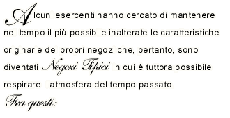 Negozi Tipici
